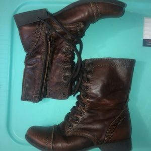 Brown Combat Boots